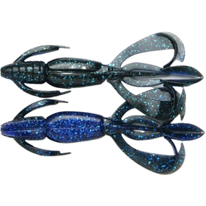 Keitech Crazy Flapper Jigi 2.8" 8kpl | Black Blue