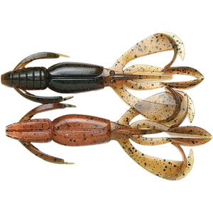 Keitech Crazy Flapper Jigi 2.8" 8kpl | Green Pumpkin Fire