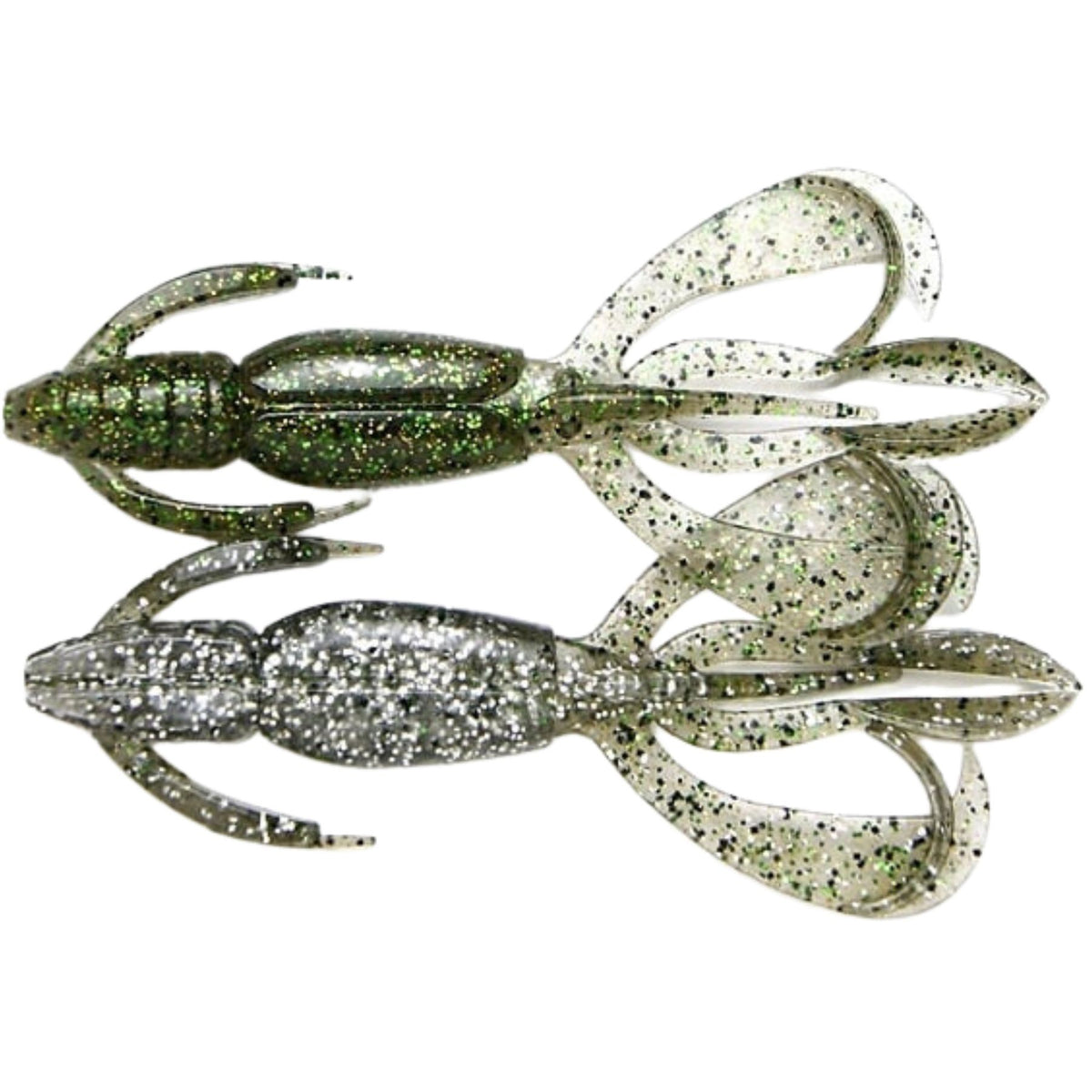 Keitech Crazy Flapper Jigi 3.6&quot; 7kpl | Silver Flash Craw