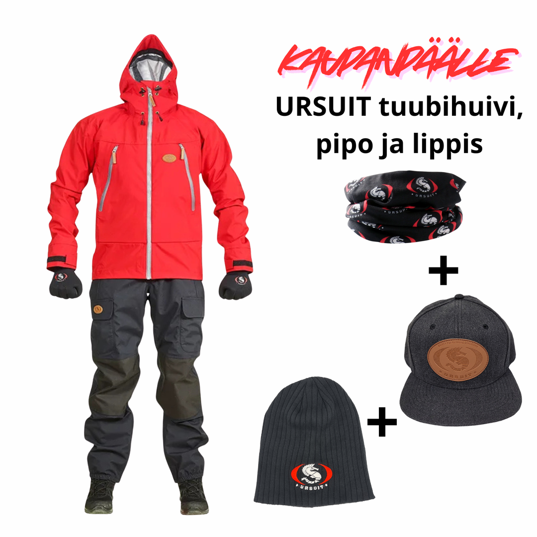 VENEMESSUTARJOUS! Ursuit Märket kuoriasu + pipo + tuubihuivi + lippis