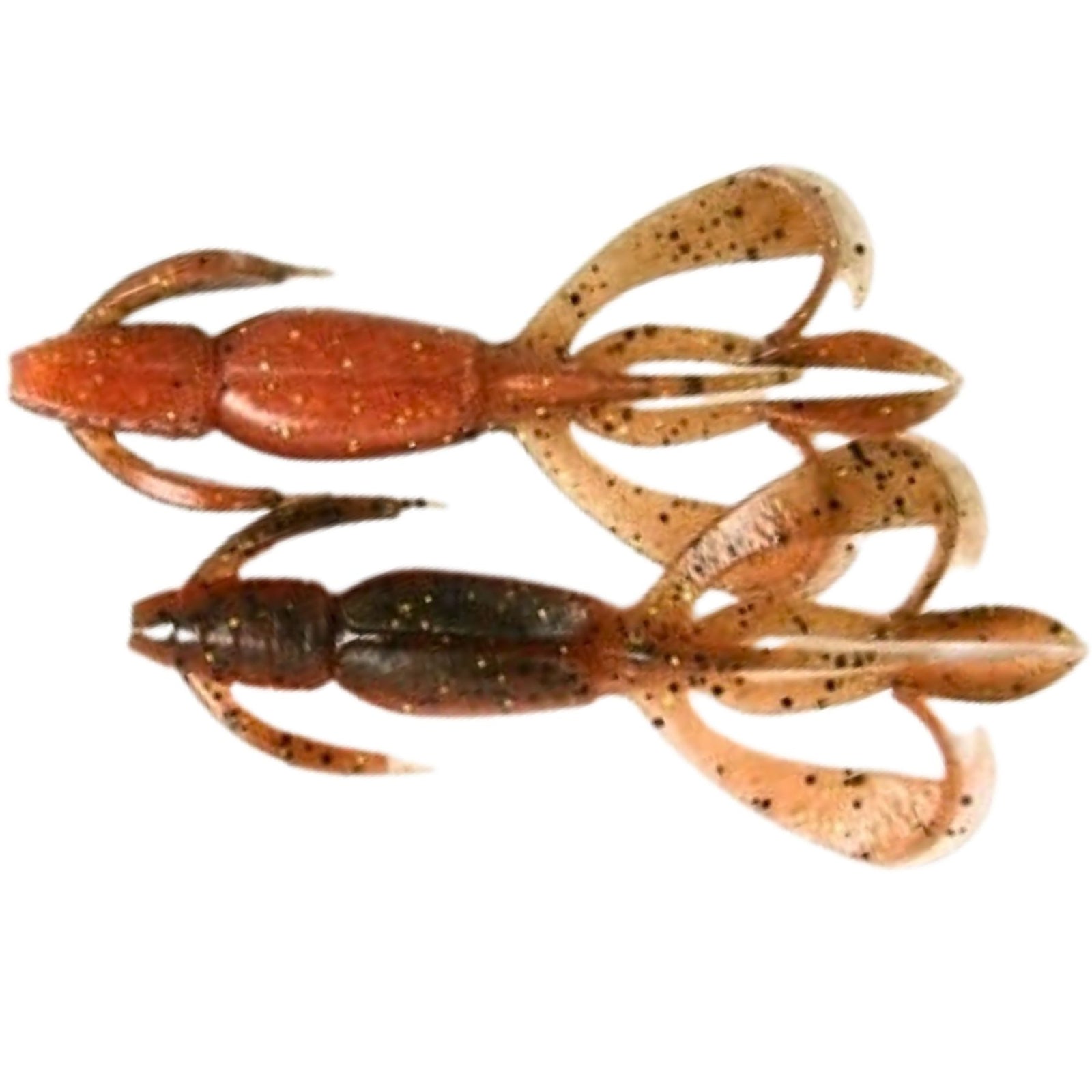 Keitech Crazy Flapper Jigi 2.8" 8kpl | Green Pumpkin Orange Gold