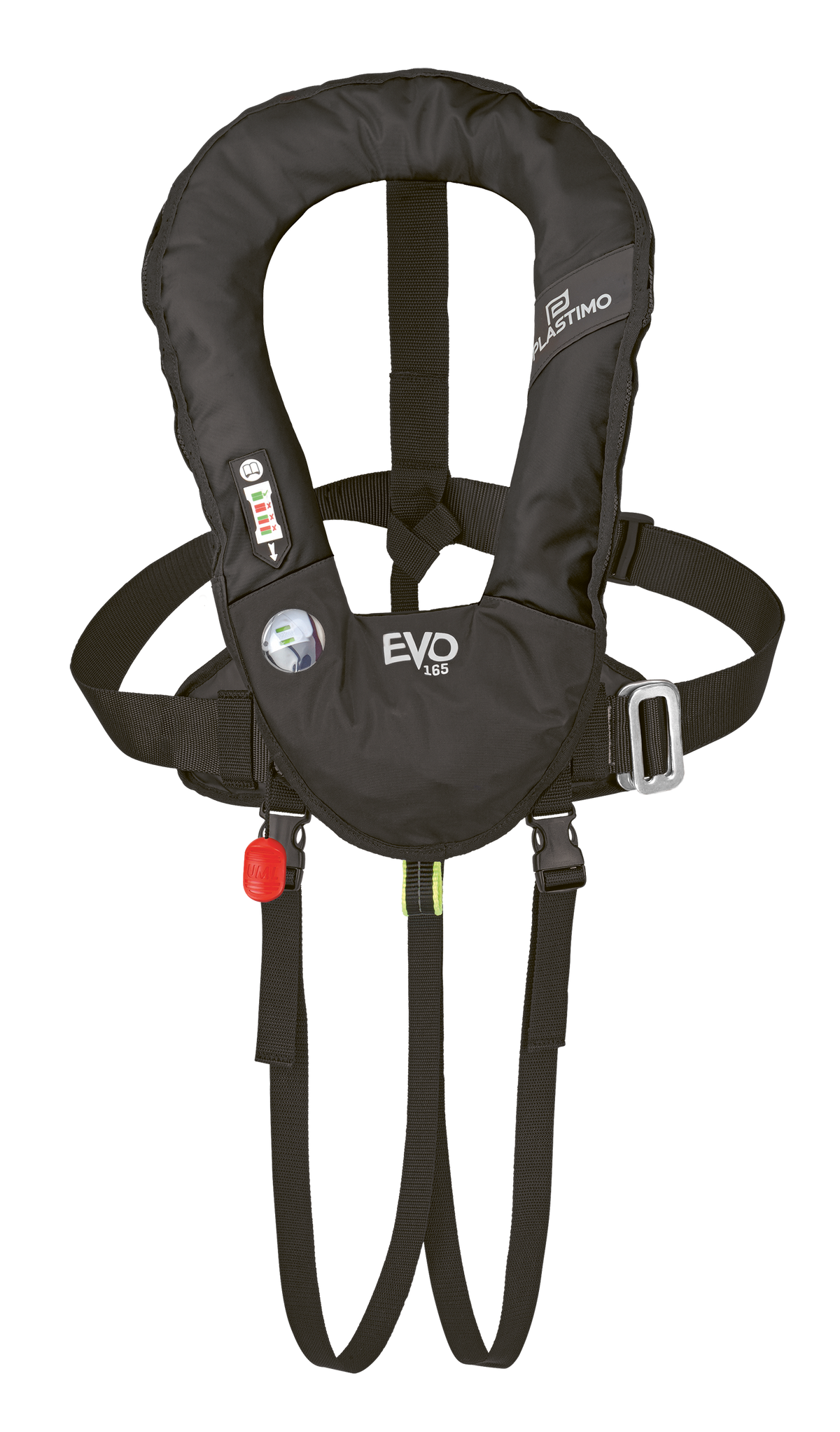 Plastimo EVO Pro Sensor 165N Paukkuliivit | Musta