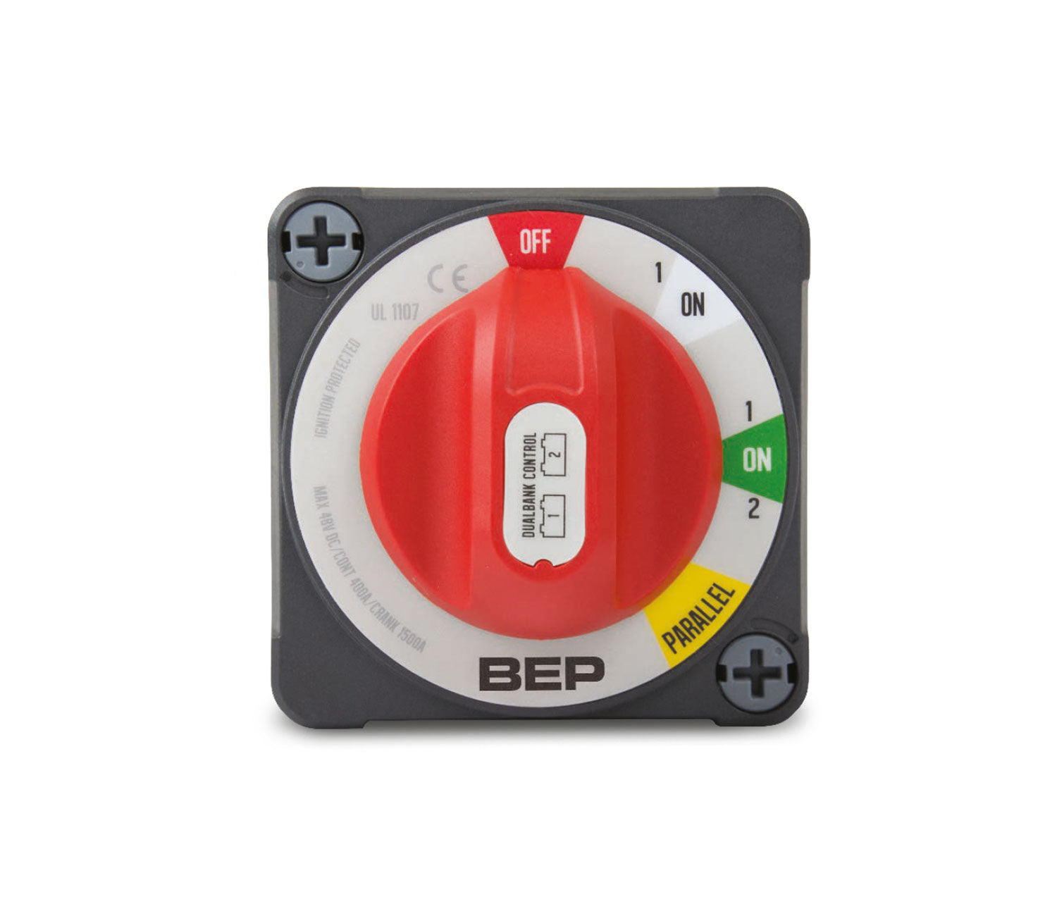 BEP Dual Bank Control -kaksoisakkukytkin