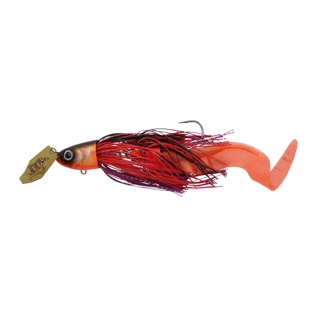 Abu Garcia Beast Bladed Jig Chatterbait 25cm 50g | Red Tiger