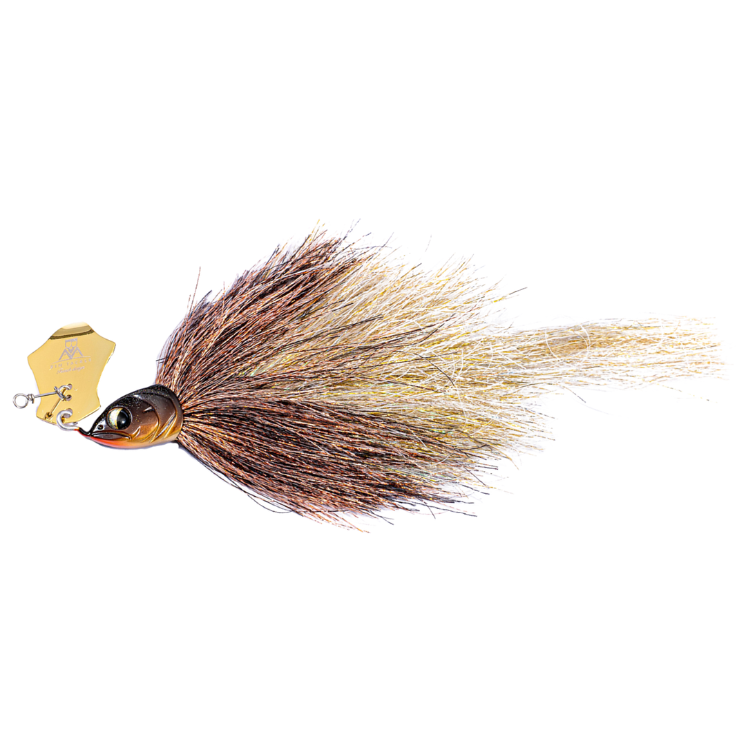 BIM Tackle CHACHA Junior Tinsel Chatterbait 22cm 30g | Gold Bream