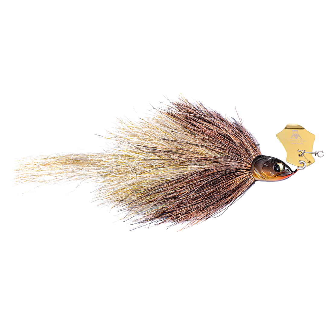 BIM Tackle CHACHA Junior Tinsel Chatterbait 22cm 30g | Gold Bream
