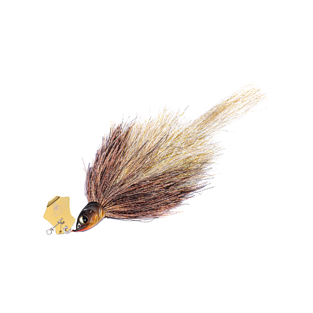BIM Tackle CHACHA Junior Tinsel Chatterbait 22cm 30g | Gold Bream