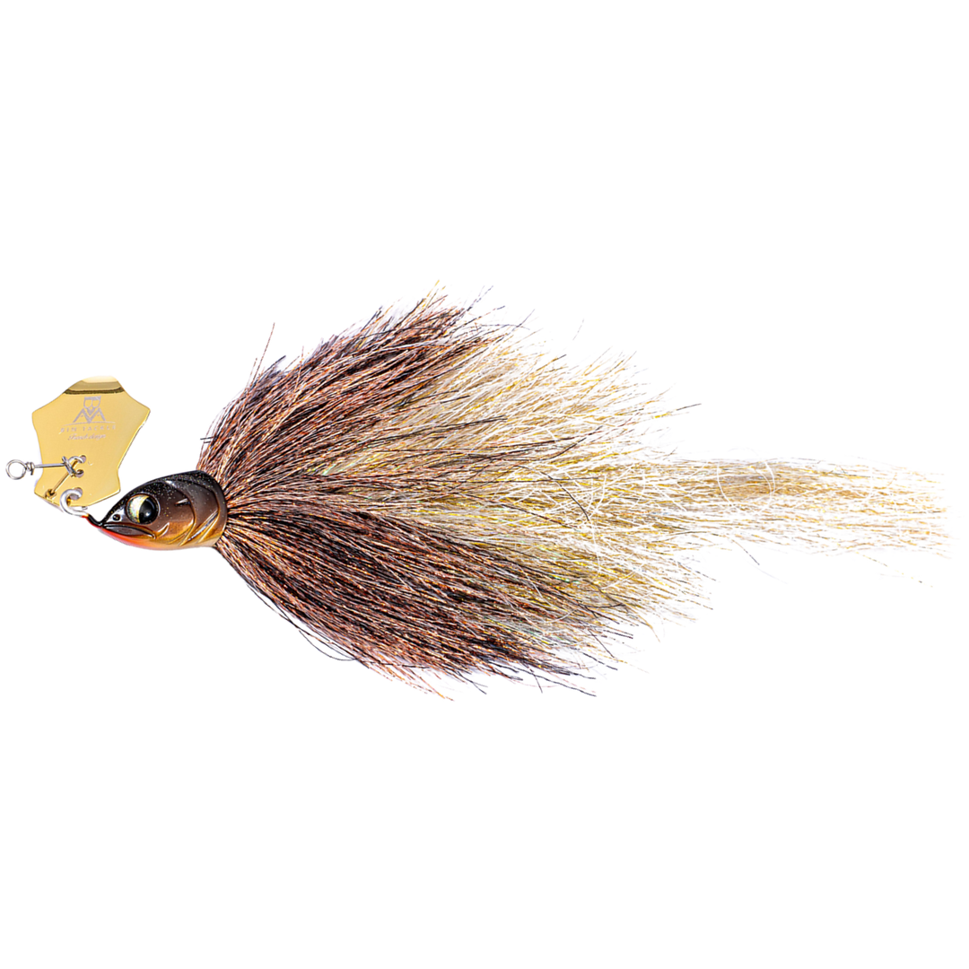 BIM Tackle CHACHA Tinsel Chatterbait 28cm 50g | Gold Bream