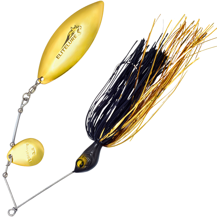 BIM Tackle Tiger Pike Spinnerbait 32g | Black Gold