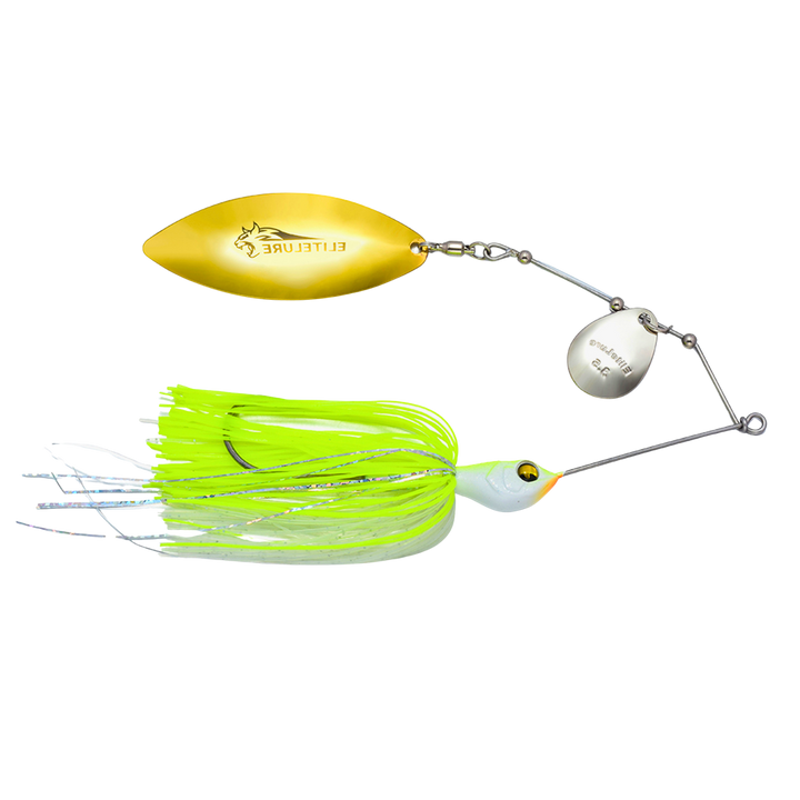BIM Tackle Tiger Pike Spinnerbait 32g  | White Chartreuse