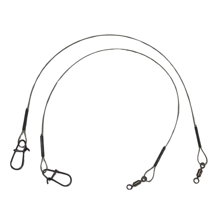 BKK 7x7 Wire Leader Allround peruke Duolock Snap lukolla 15cm 7kg | 2kpl