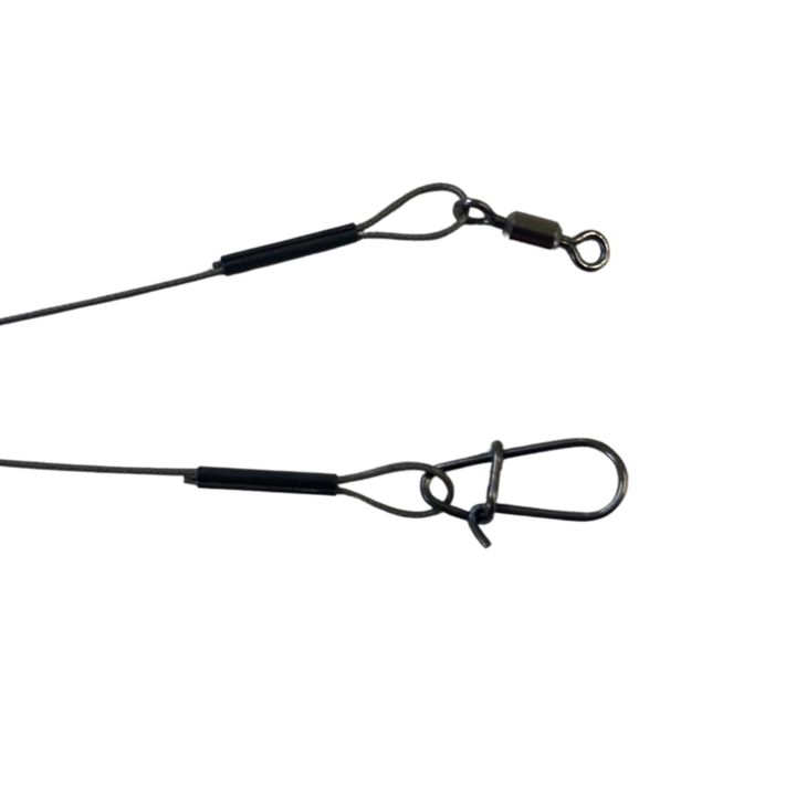 BKK 7x7 Wire Leader Allround peruke Duolock Snap lukolla 25cm 11kg | 2kpl