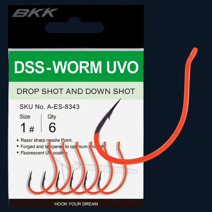 BKK DSS-WORM UVO Dropshot-koukku