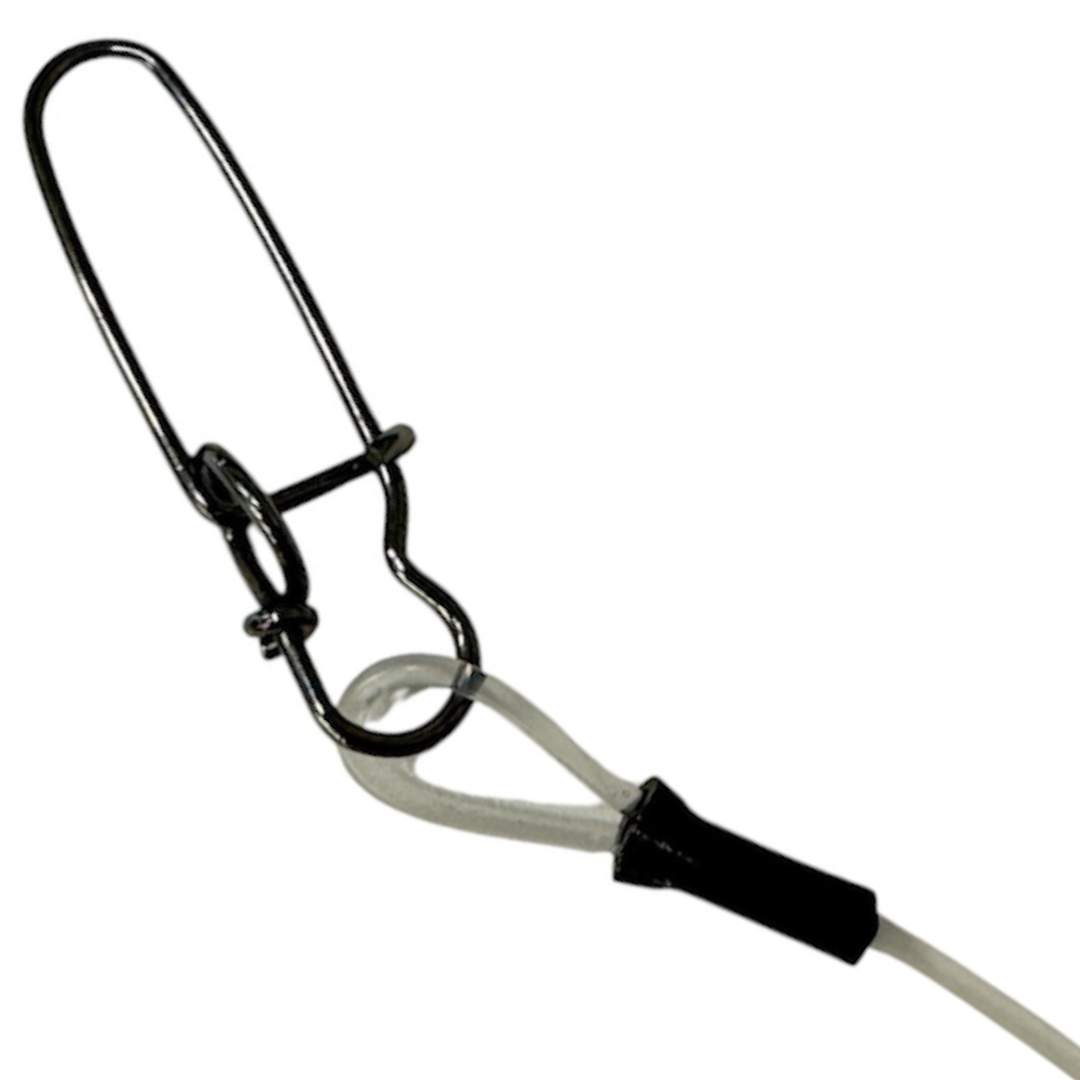BKK Fluorocarbon Leader HD peruke Pike Snap lukolla 50cm 70kg 2kpl