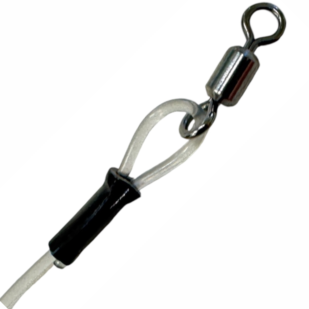 BKK Fluorocarbon Leader HD peruke Pike Snap lukolla 50cm 70kg 2kpl