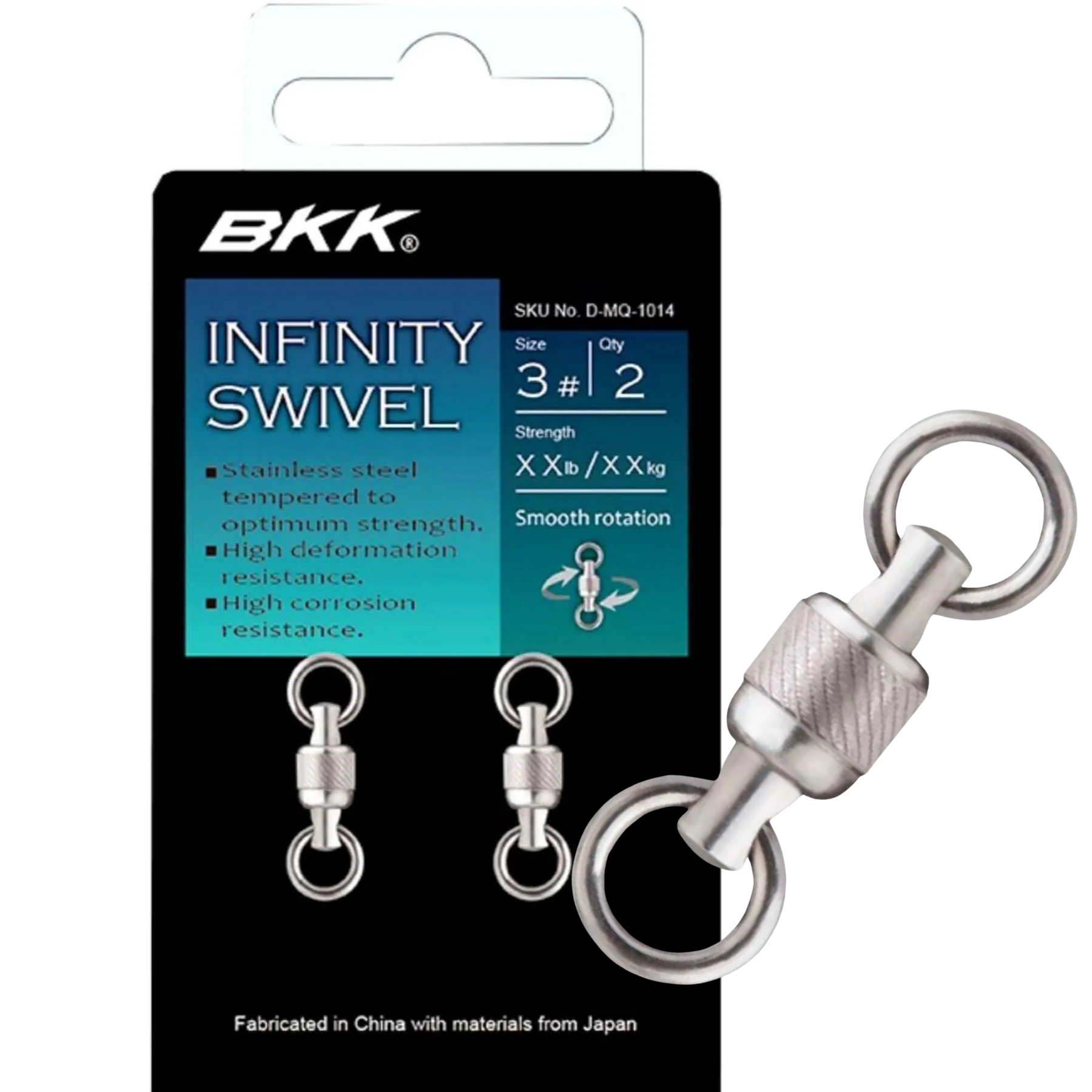 BKK Infinity Swivel - Kuulalaakeroitu leikari