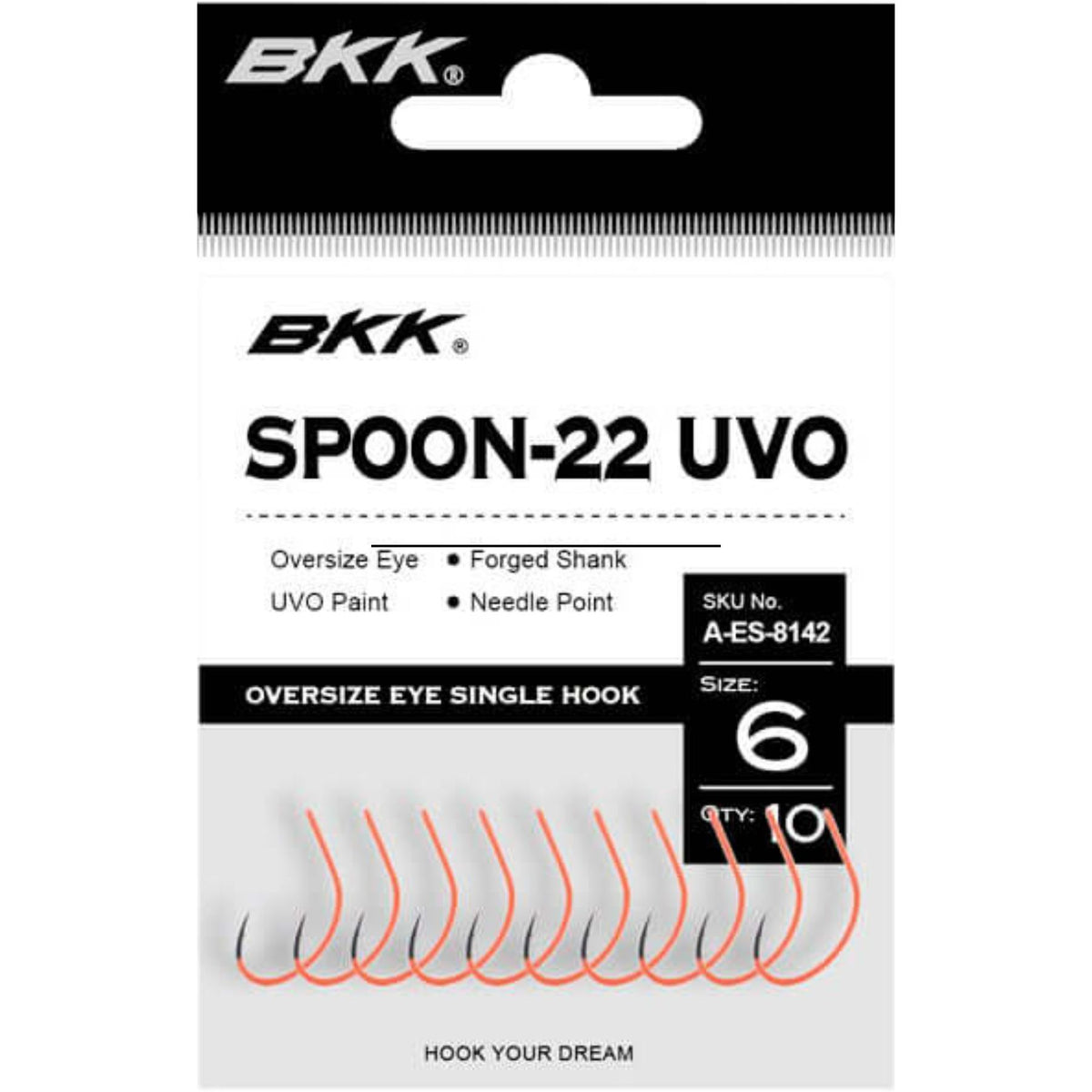 BKK Spoon-22 UVO yksihaarakoukku