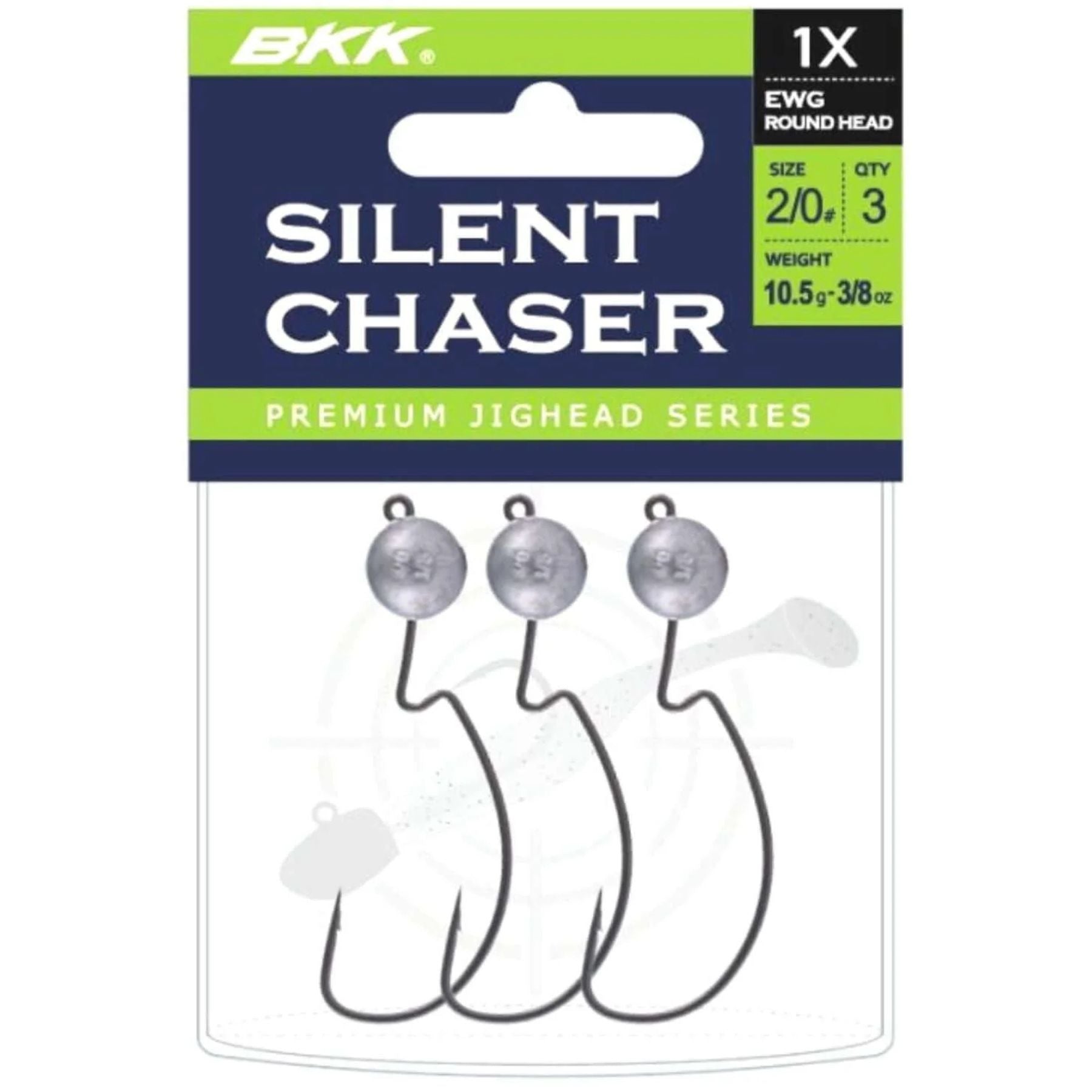 BKK Silent Chaser 1X EWG Round Jigipää 3kpl