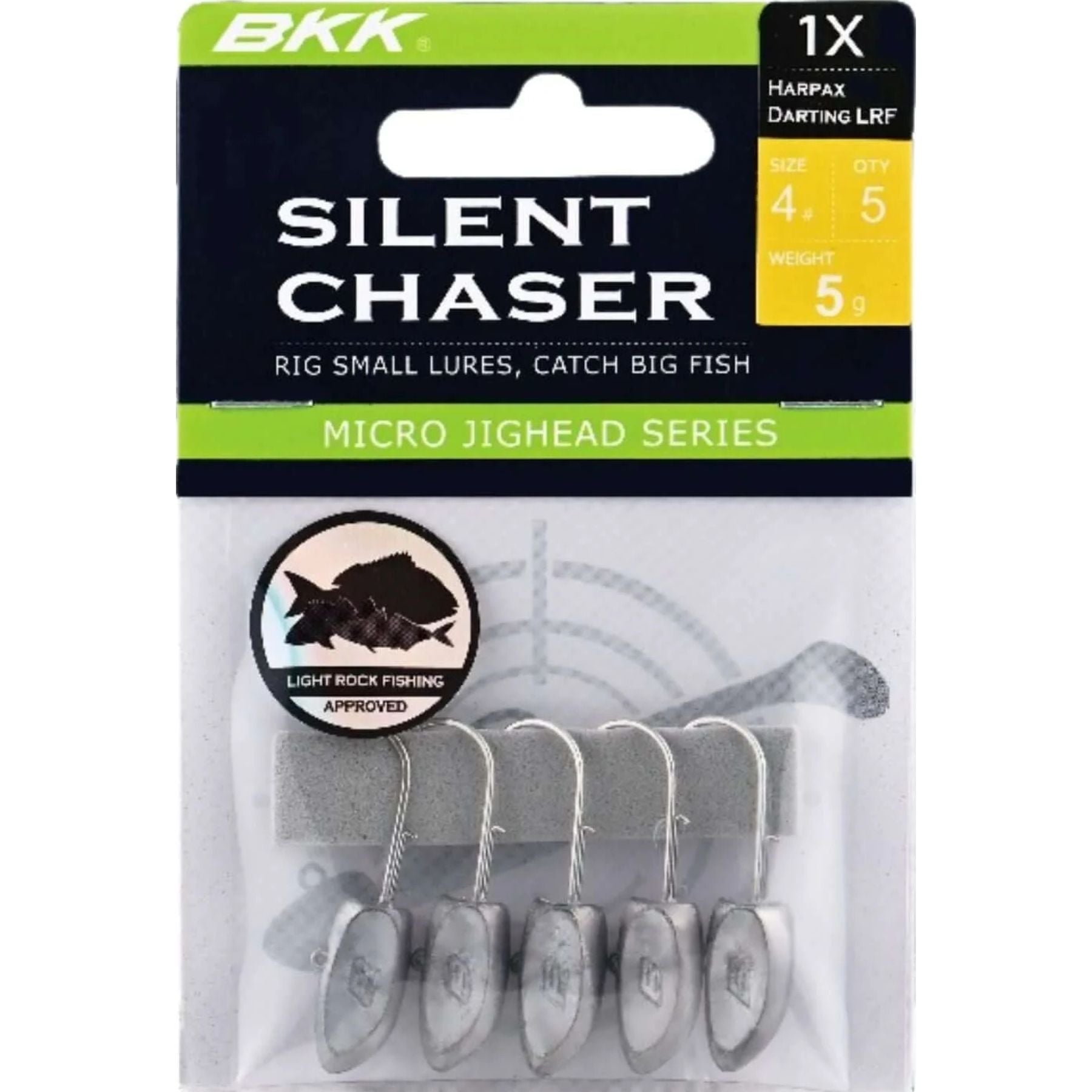 BKK Silent Chaser - Harpax Darting LRF Jigipää 5kpl