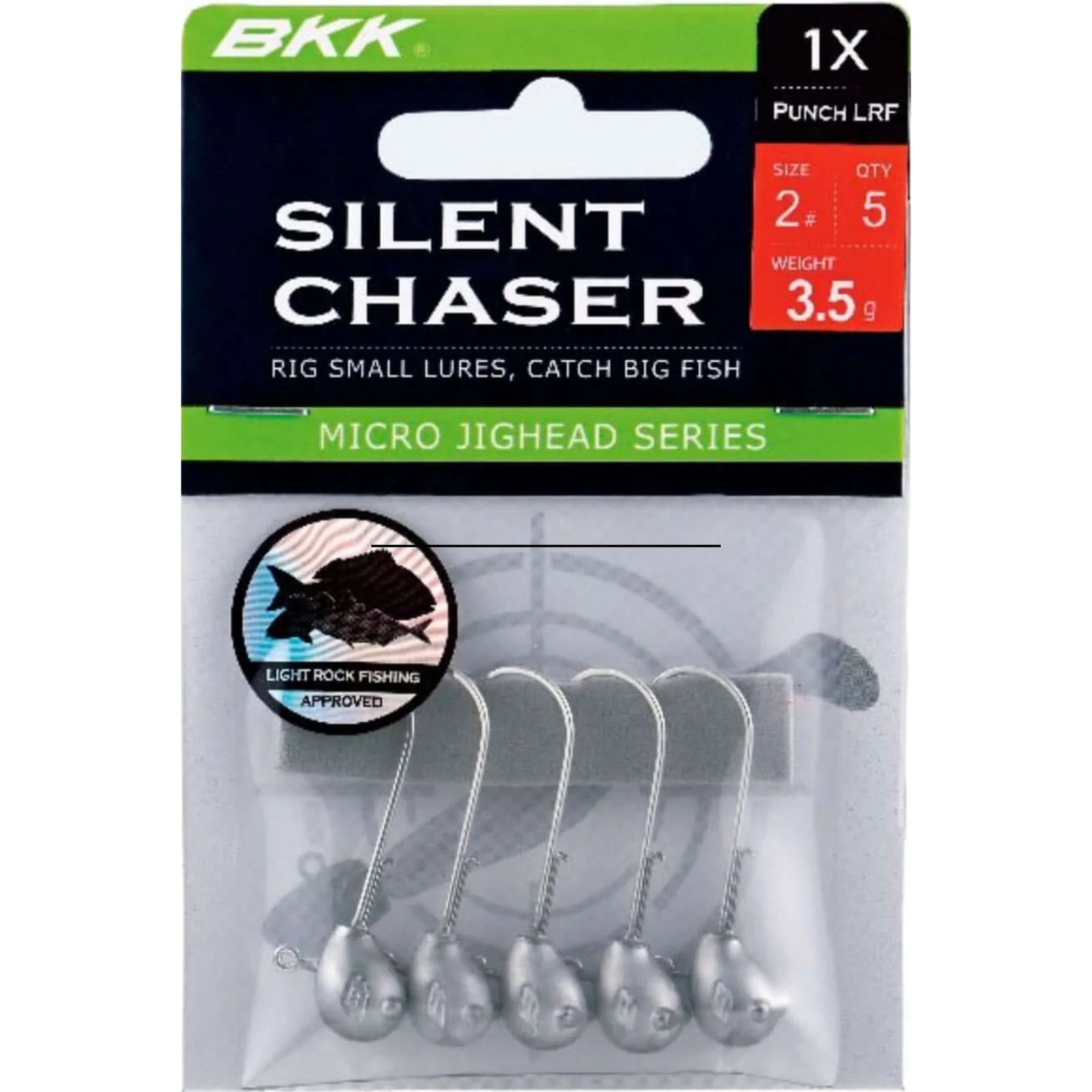 BKK Silent Chaser Punch LRF Jigipää 5kpl