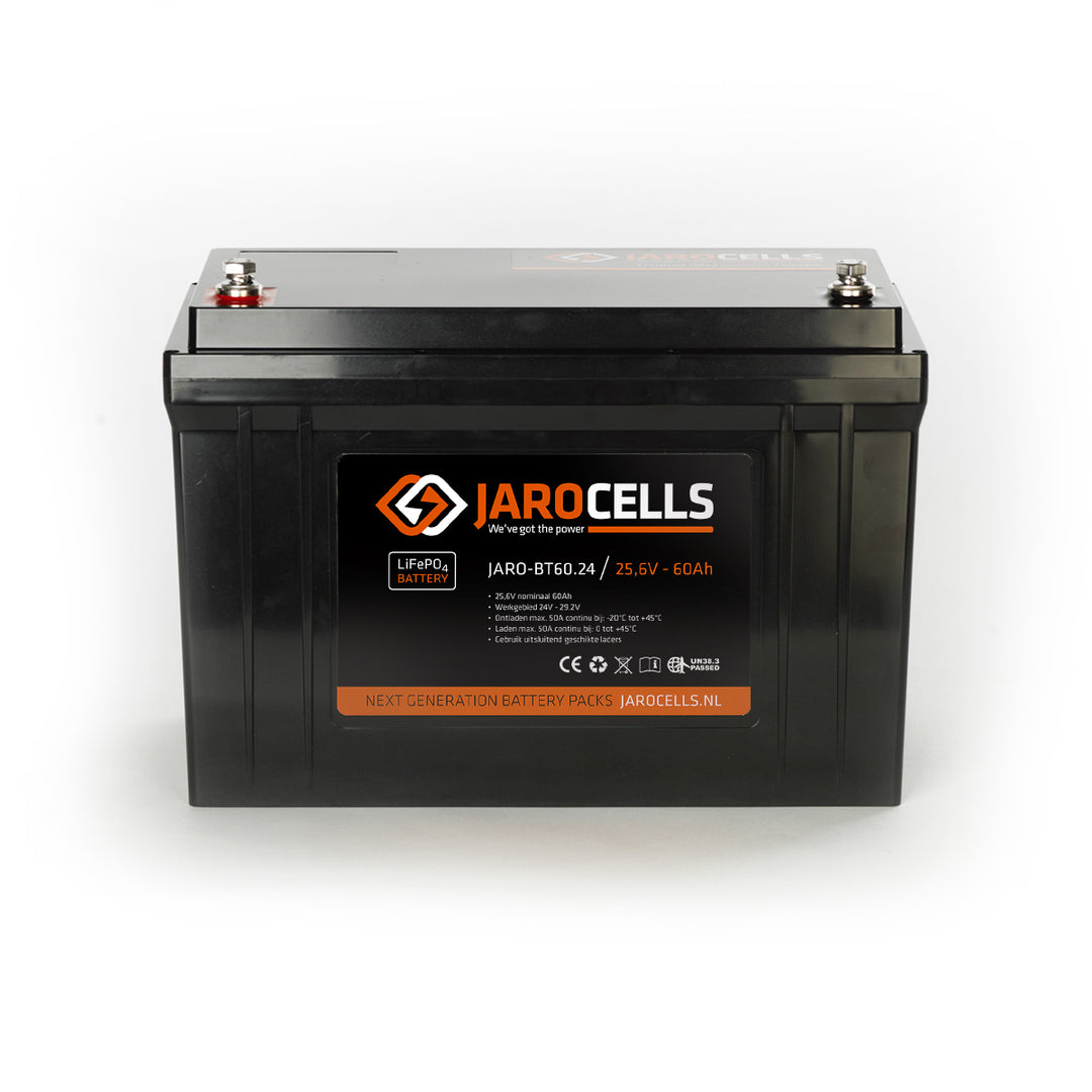 Jarocells Litiumakku 24V 60Ah BT LiFePO4