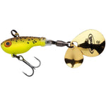 Berkley Pulse Spintail 14g |  Brown Chartreuse