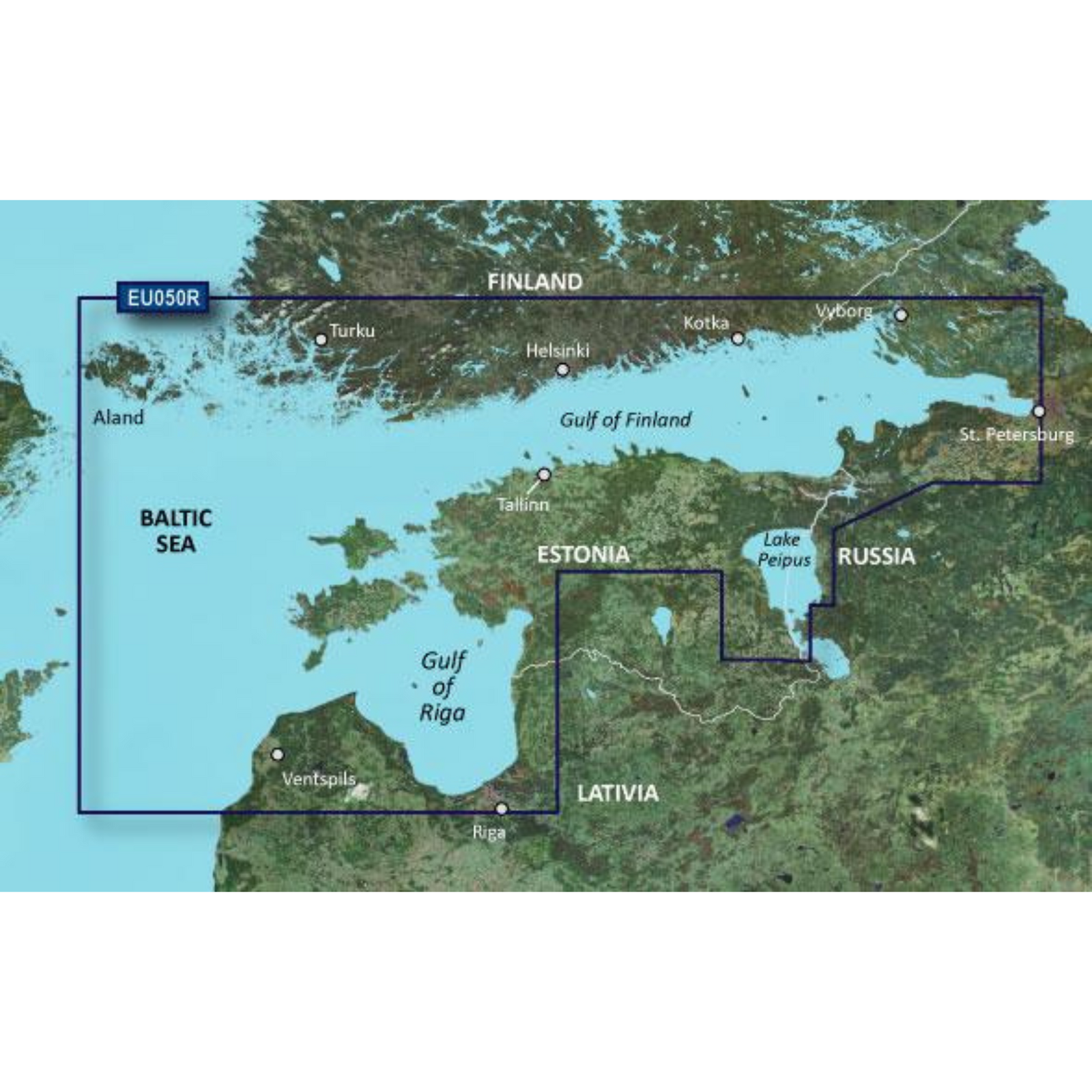 BlueChart® g3 Gulfs of Finland & Riga HXEU050R MicroSD™/SD™-karttakortti