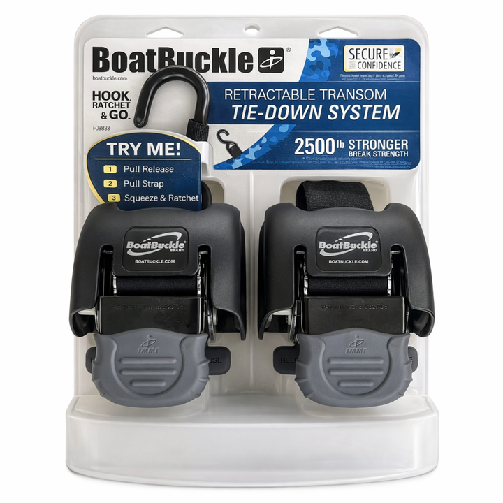 BoatBuckle Sidontaliina 2 kpl – 110 cm 2500 lbs / 1134 kg
