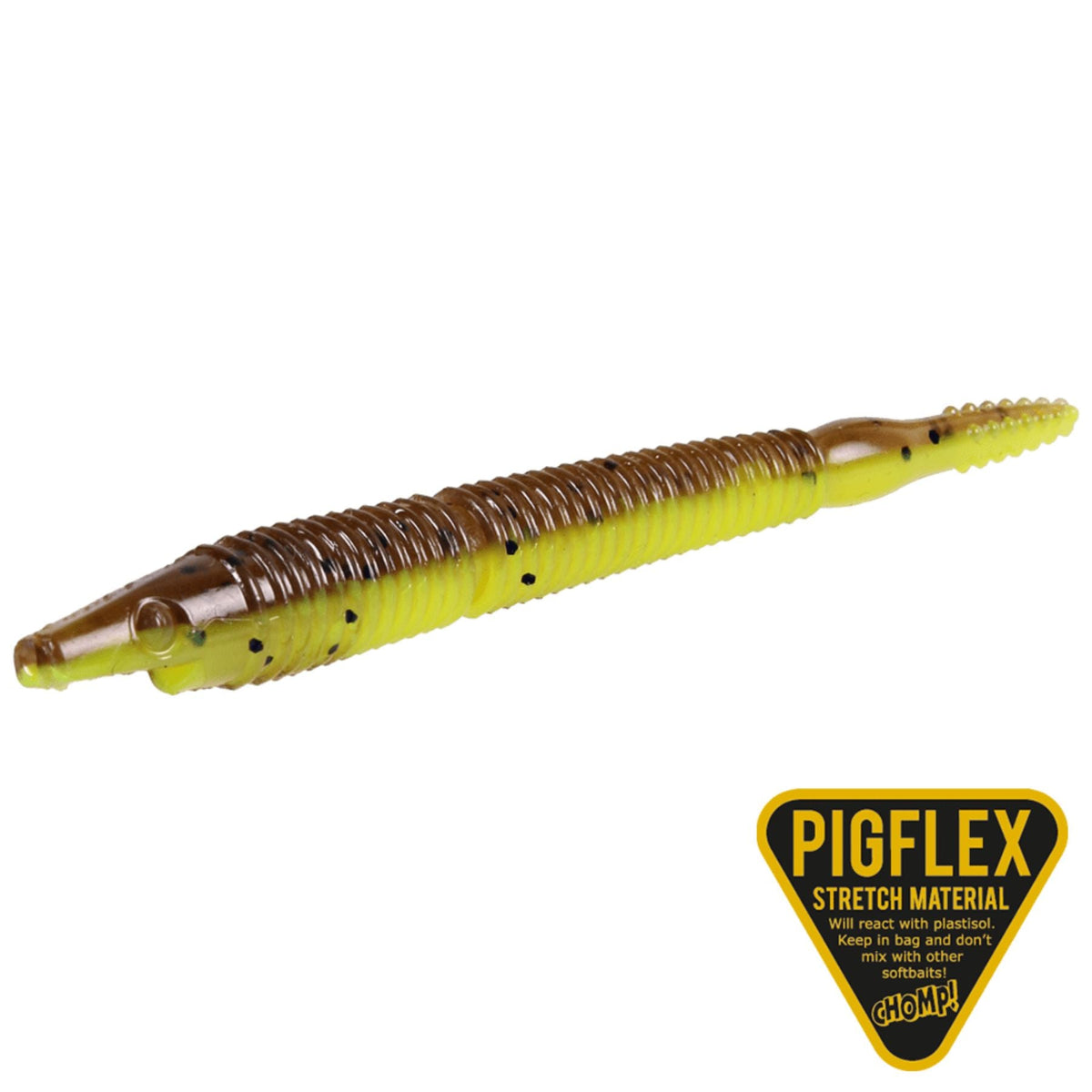 CWC Pigster Crawler 10cm Jigi 4kpl | Brown Chartreuse Flake