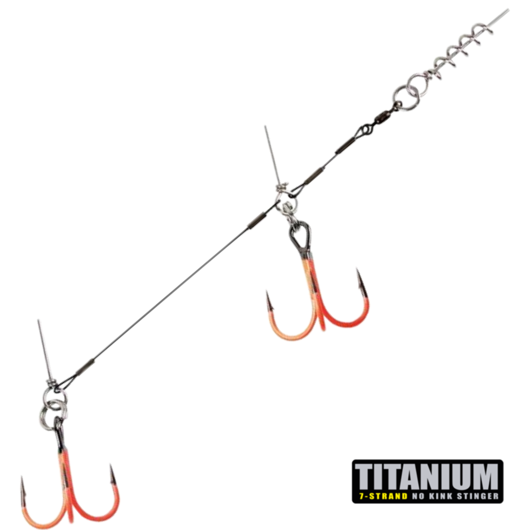 CWC Titanium UVO Tuplakoukku-Rigi 3/0 | 75lb | 1kpl | KPFISHING.FI