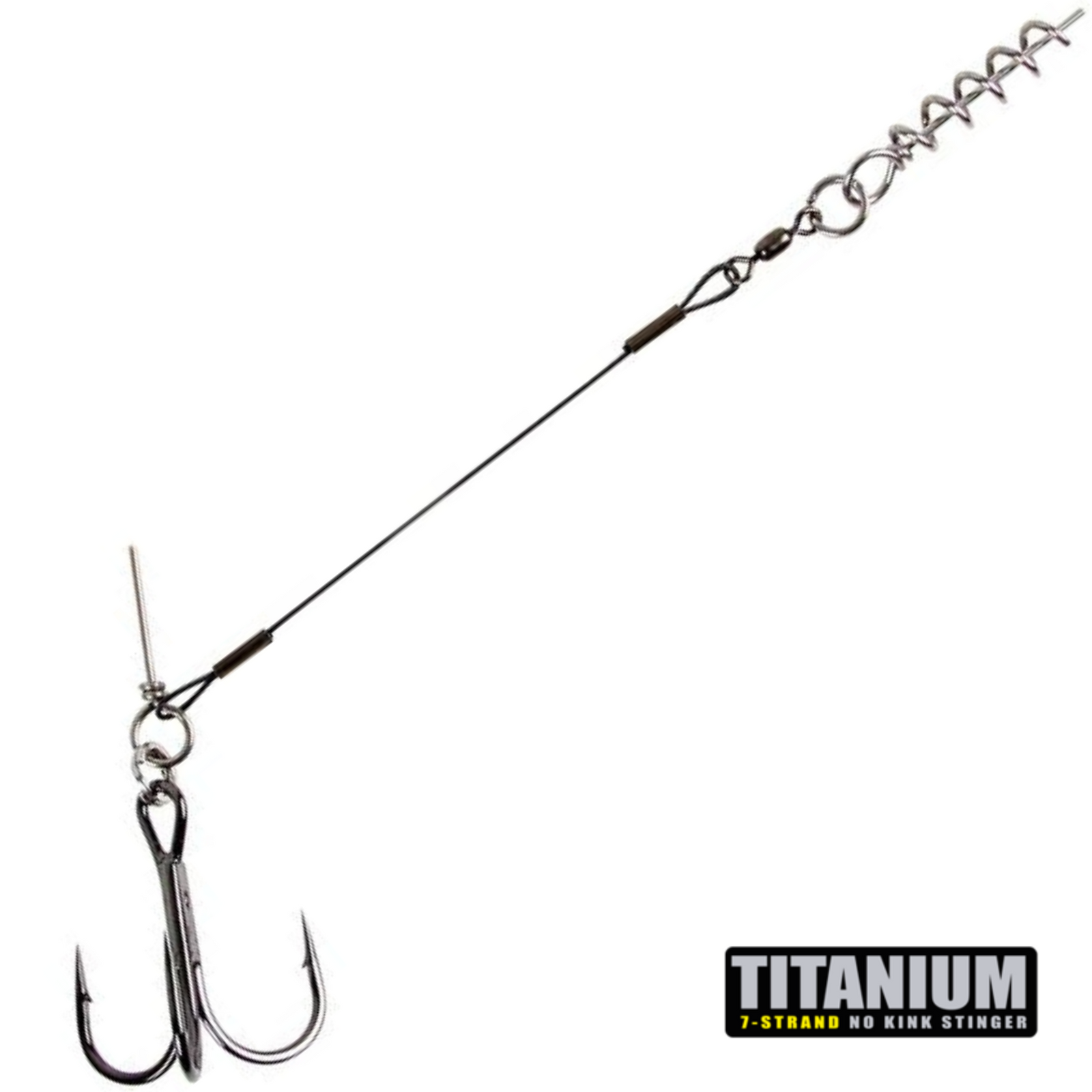 CWC Titanium Sinkkukoukku-Rigi #1/0 | 50lb | 1kpl