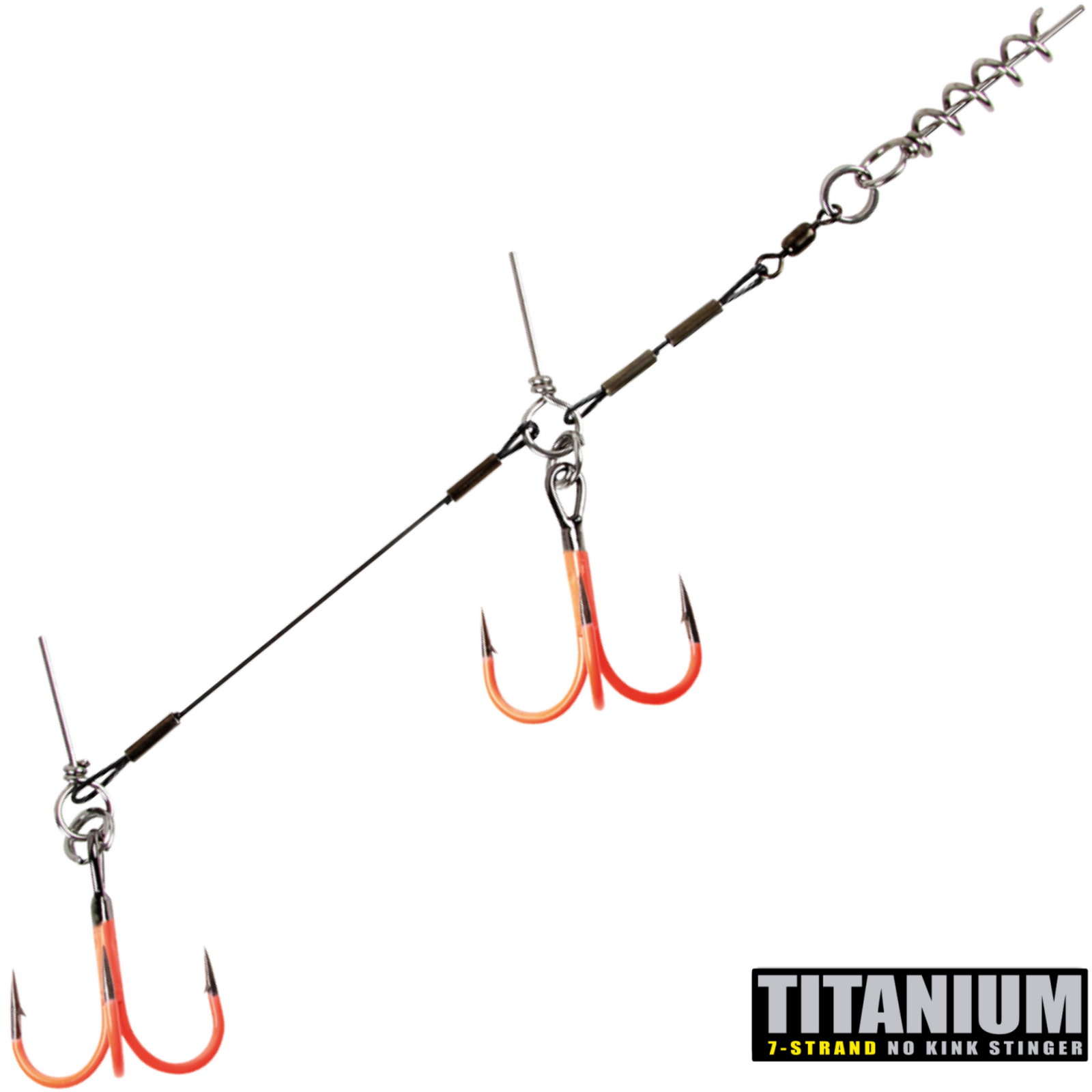 CWC Titanium 7-strand Stinger Tandem #1 1kpl | UV Orange