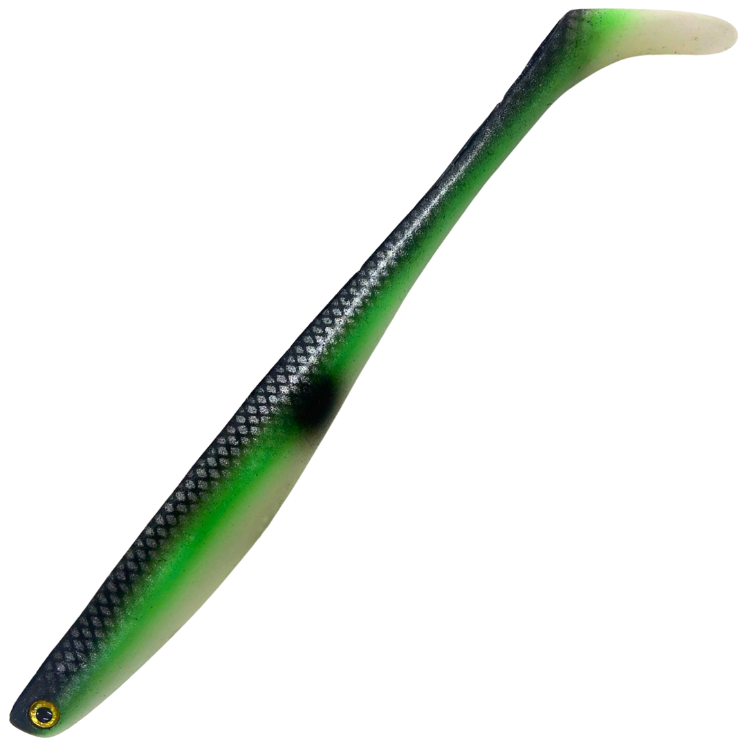 Captain Ollie Mama Shad Haukijigi 24cm 84g 1kpl | Bleeding Green