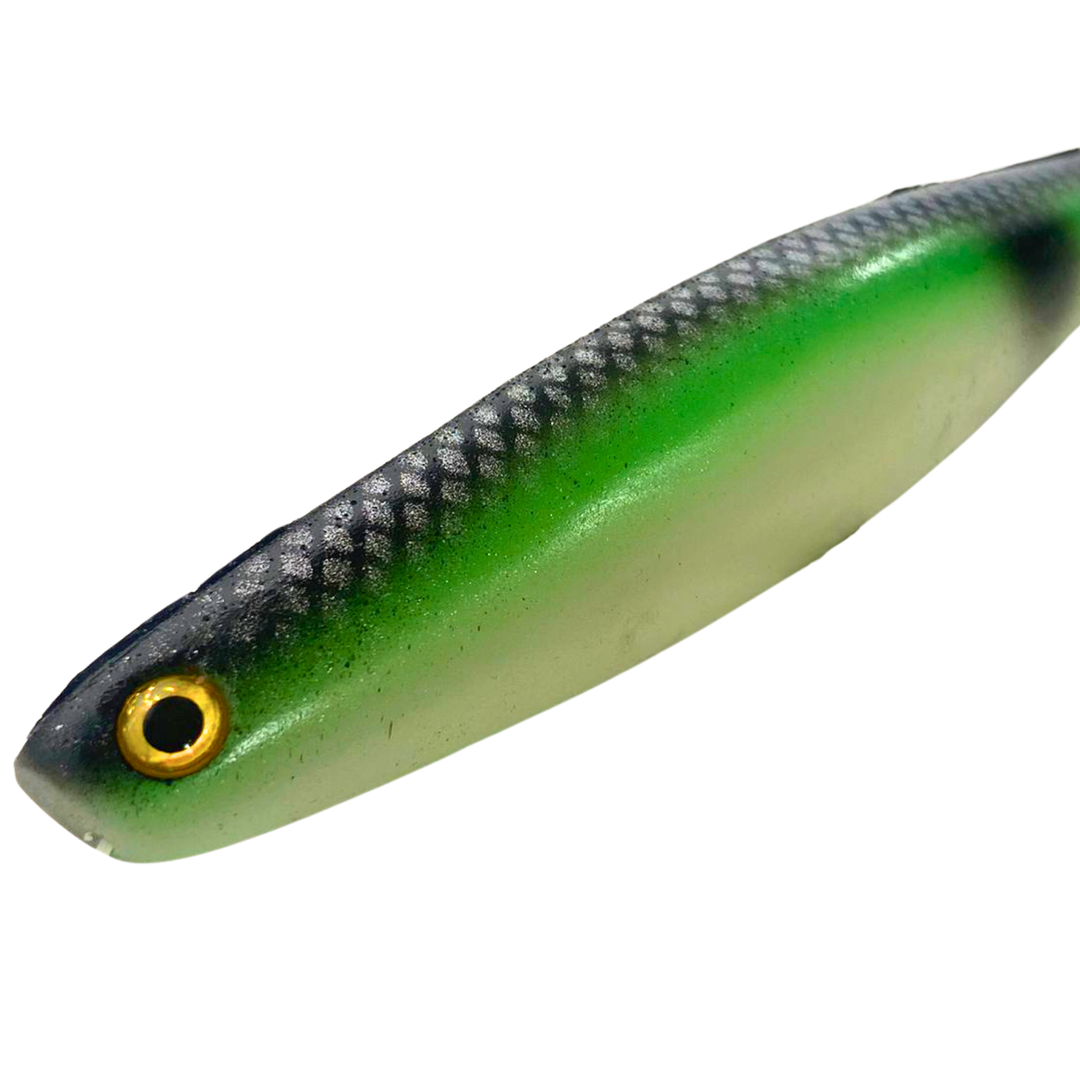 Captain Ollie Mama Shad Haukijigi 24cm 84g 1kpl | Bleeding Green
