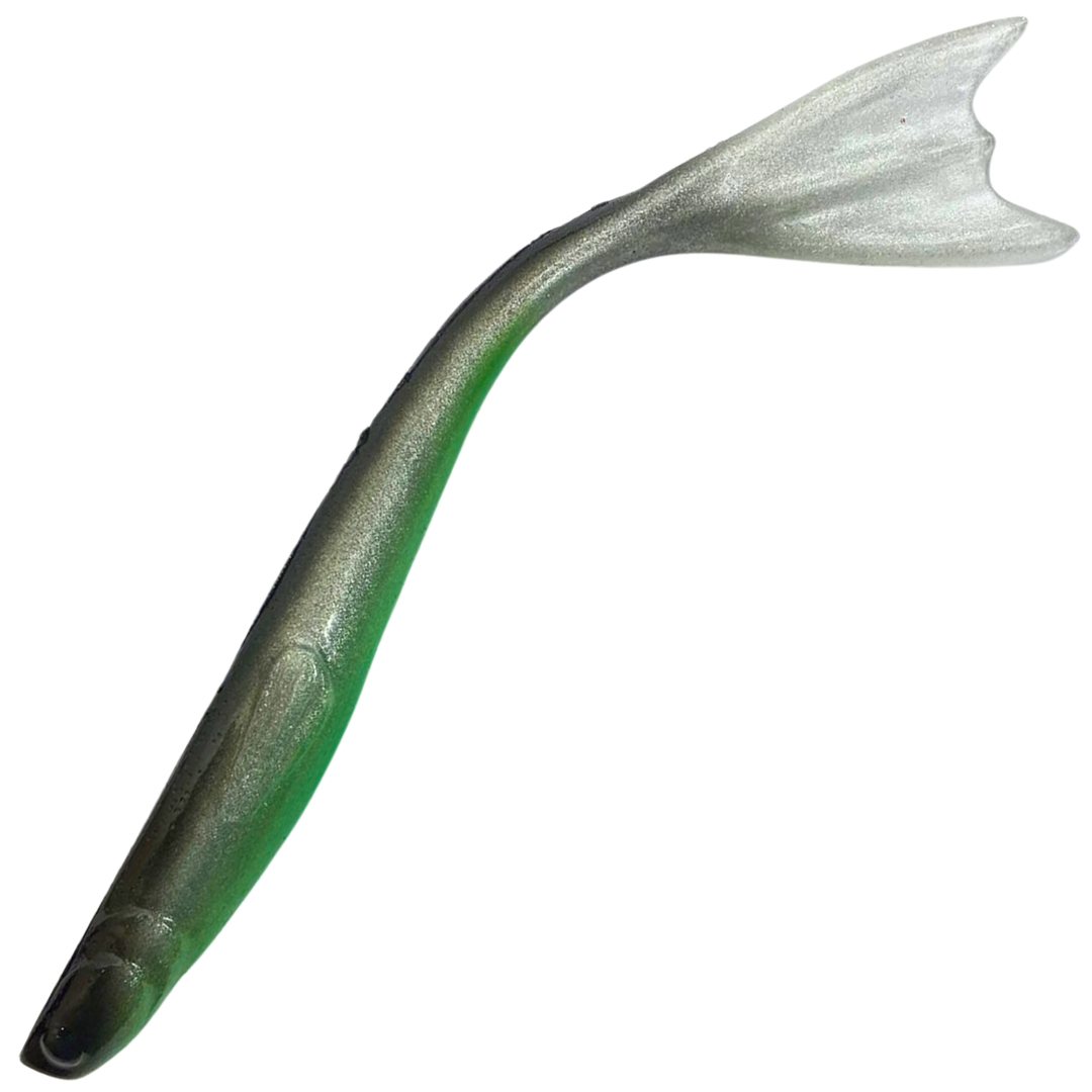Captain Ollie Vertical Haukijigi 28cm 80g 1kpl | Sparkling Green