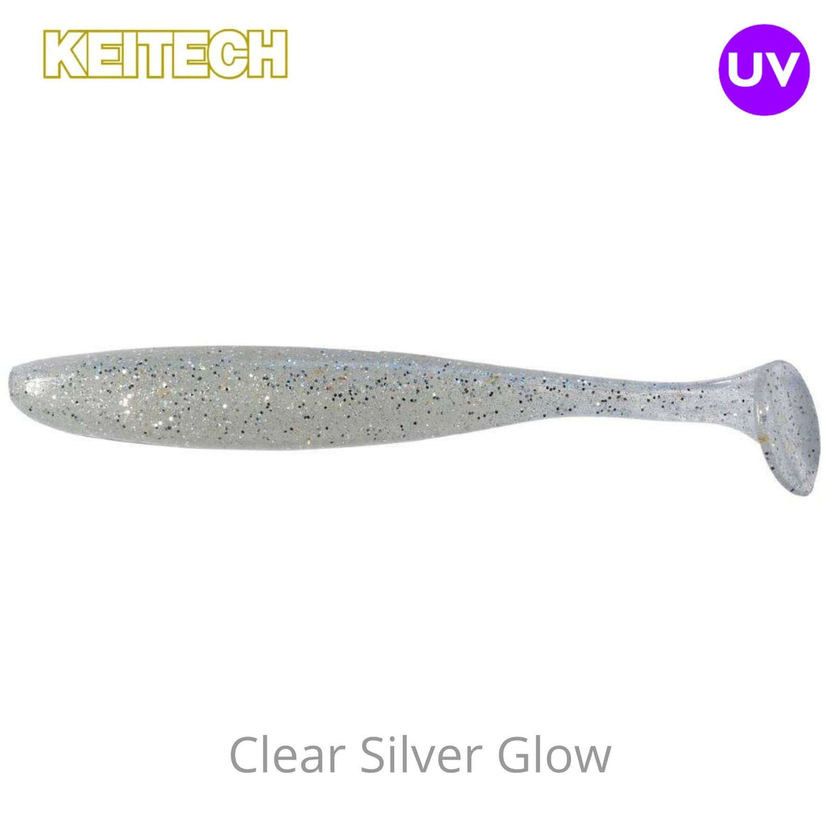 Keitech Easy Shiner Jigi 5&quot; 5kpl | Clear Silver Glow