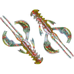 Crazy Fish Nimble kelluva Jigi 1.6" 9kpl | Black/Red Watermelon (68)