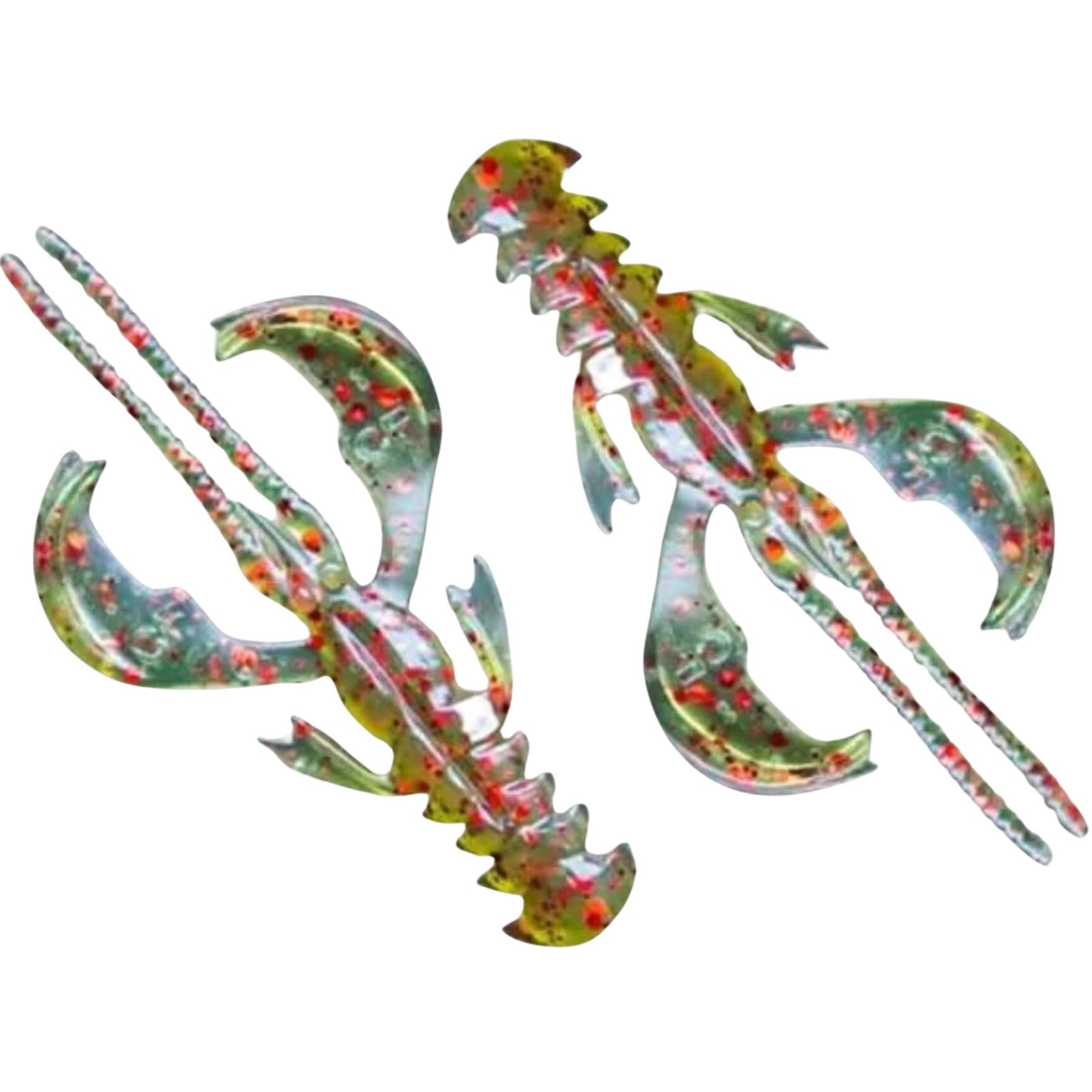 Crazy Fish Nimble kelluva Jigi 2.5" 7kpl | Black/Red Watermelon (68)