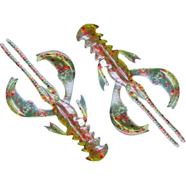 Crazy Fish Nimble kelluva Jigi 2.5" 7kpl | Black/Red Watermelon (68)