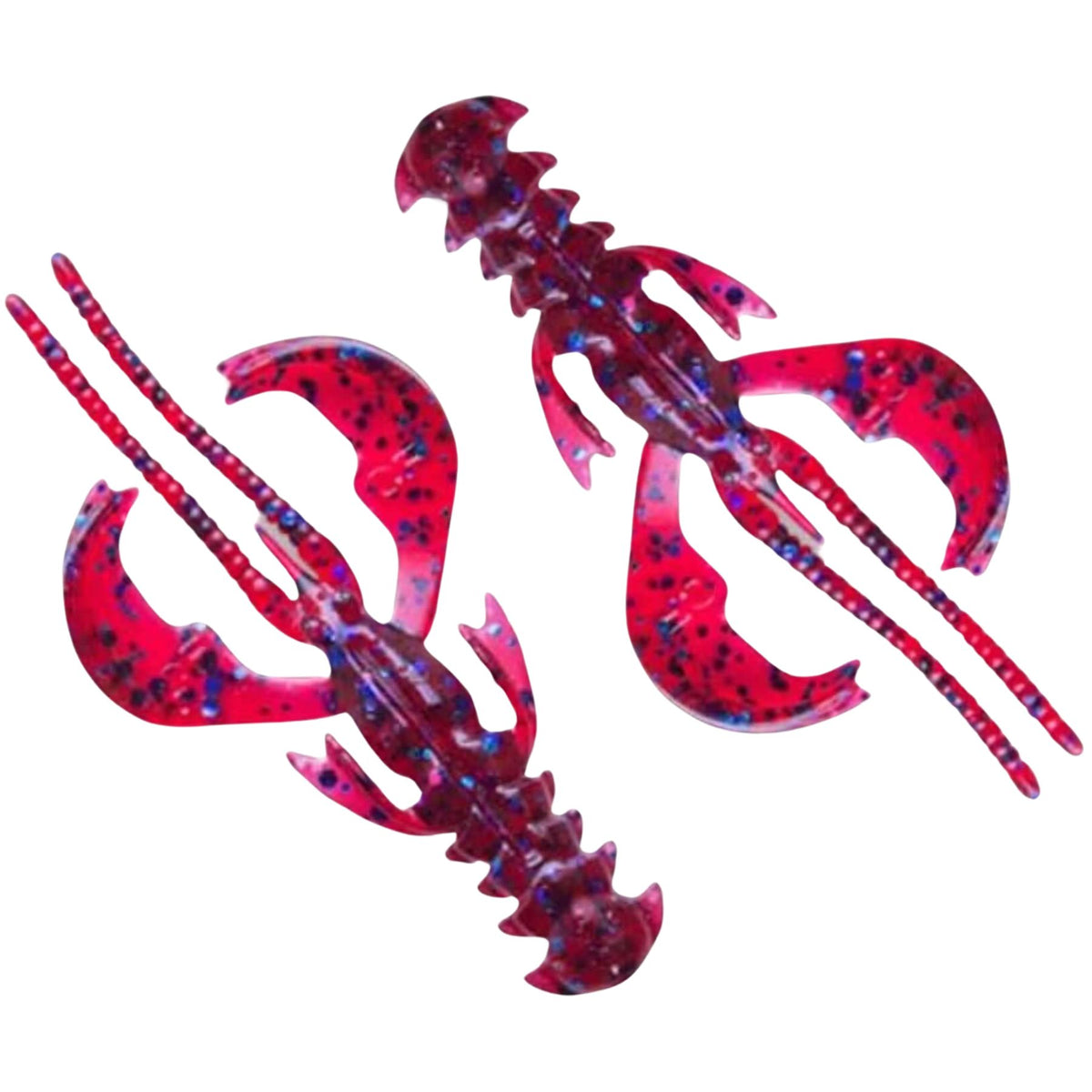 Crazy Fish Nimble Jigi 1.6&quot; (40mm) 9kpl | Blue Ruby (73)