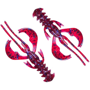 Crazy Fish Nimble kelluva Jigi 1.6" 9kpl | Blue Ruby (73)