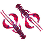 Crazy Fish Nimble kelluva Jigi 2.5" 7kpl | Blue Ruby (73)