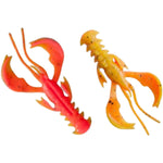 Crazy Fish Nimble kelluva Jigi 1.6" 9kpl | Fire Orange (15D)