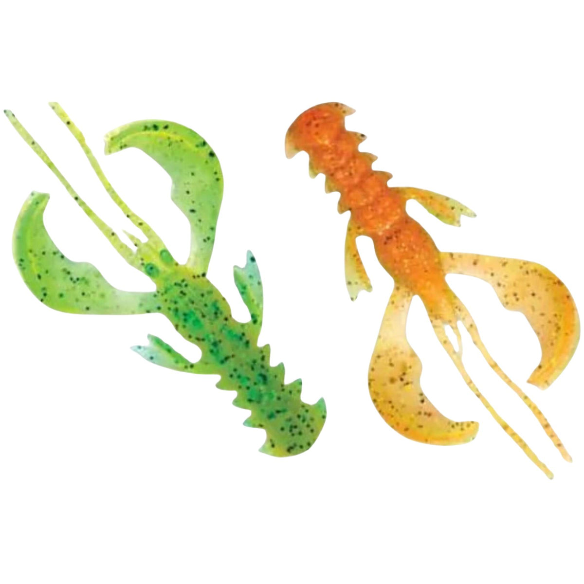 Crazy Fish Nimble Jigi 1.6" (40mm) 9kpl | Orange-Chart (5D)