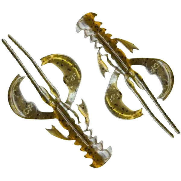 Crazy Fish Nimble kelluva Jigi 2.5" 7kpl | Swamp (26)