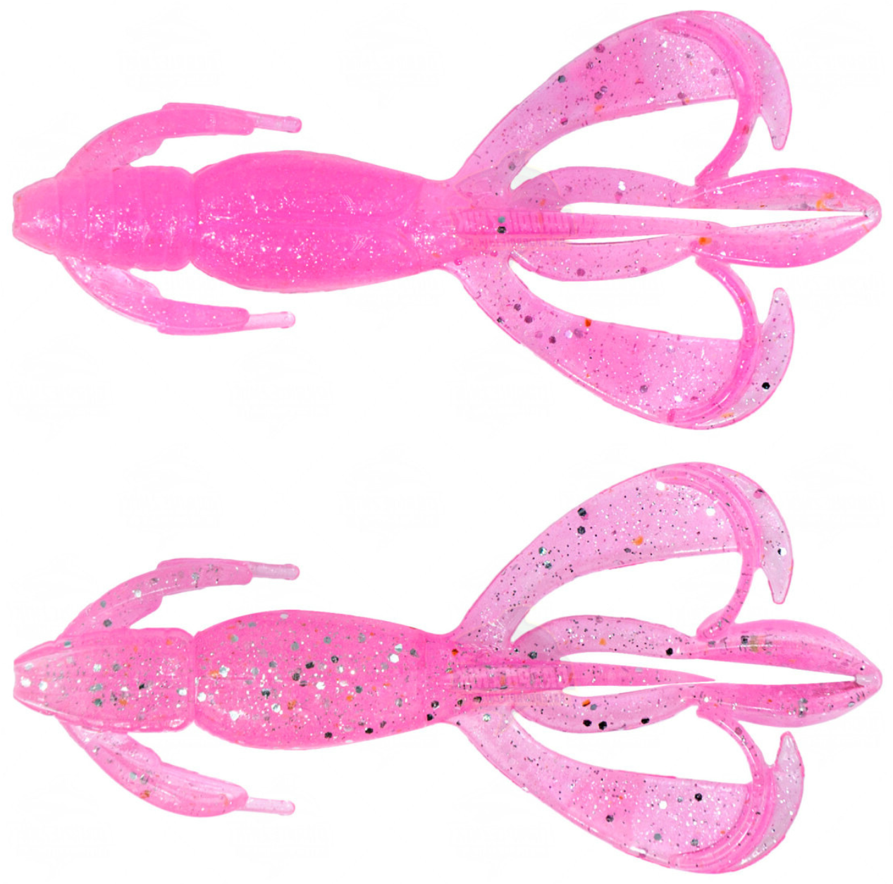 Keitech Crazy Flapper Jigi 2" 8kpl | Pink Silver Glow