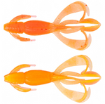 Keitech Crazy Flapper Jigi 2" 8kpl | Orange Chartreuse Glow