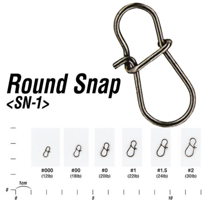 Decoy Round Snap Viehelukko 13kpl