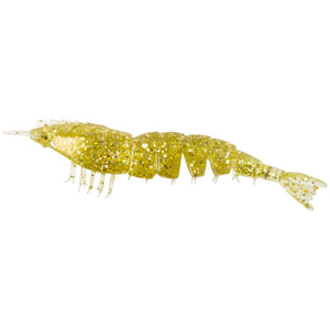 Z-Man EZ ShrimpZ Unrigged Jigi 3.5" 4kpl | Gold Flake
