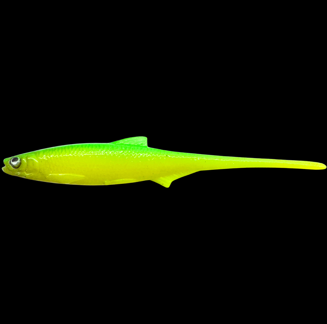 Evä Baits Bleak Spike Tail Jigi 15cm | Chartreuse Green